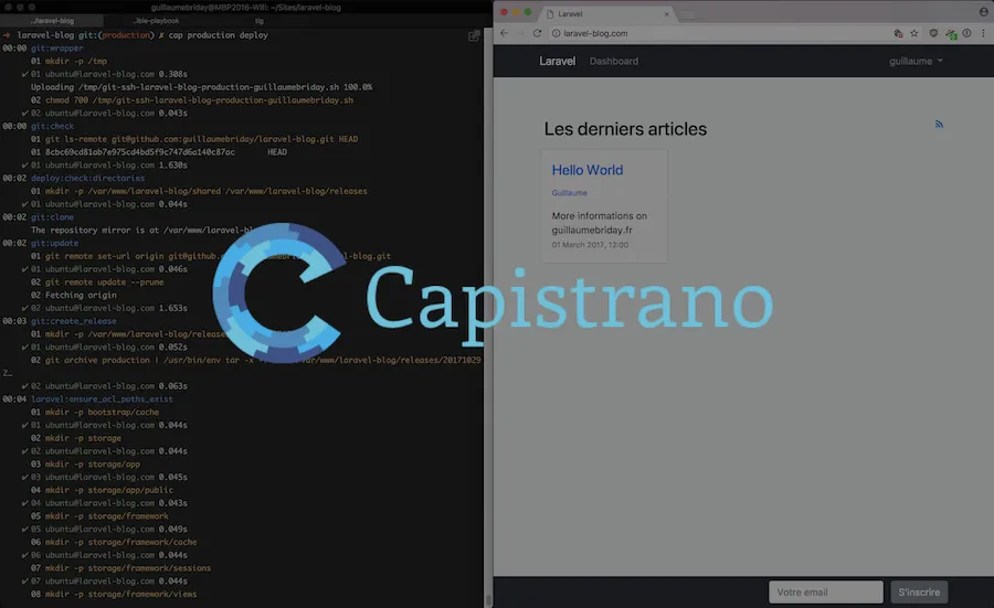 Capistrano: Automatically Deploy Laravel with Docker