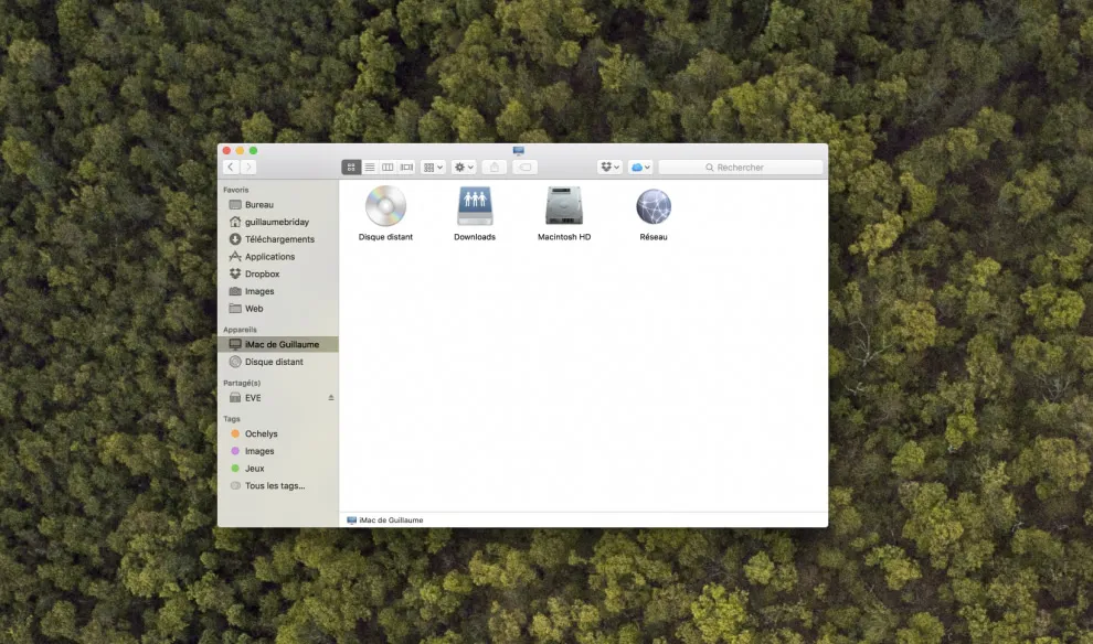 macOS Network Tab