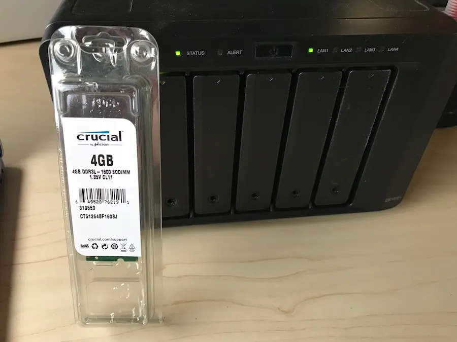 RAM Crucial de 4Go SO-DIMM