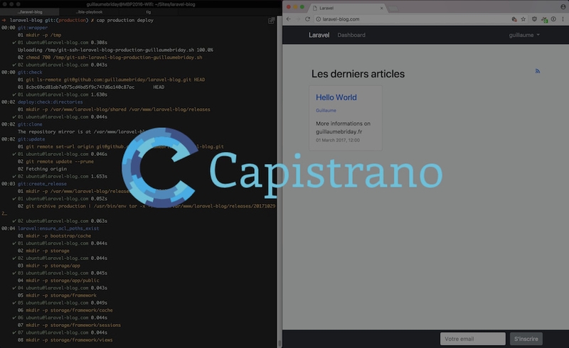 Capistrano : Déployer Laravel automatiquement avec Docker